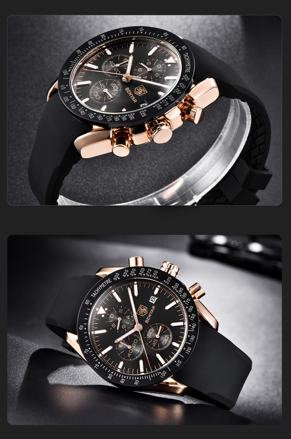 Men's Luxury Leather Watches