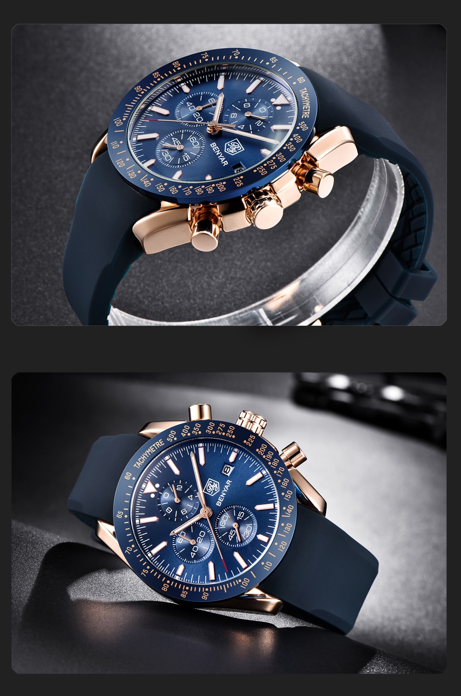 Men's Luxury Leather Watches