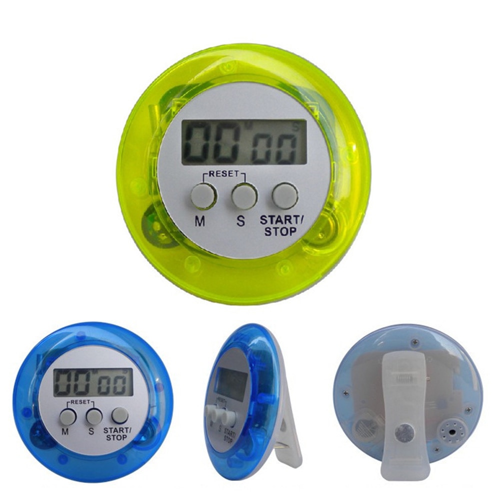 LCD Digital Round Kitchen Timer