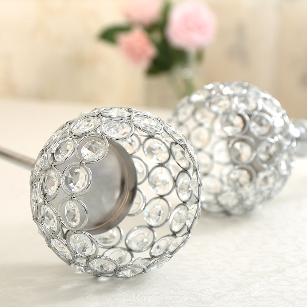 Crystal Candle Holders for Home Decoration