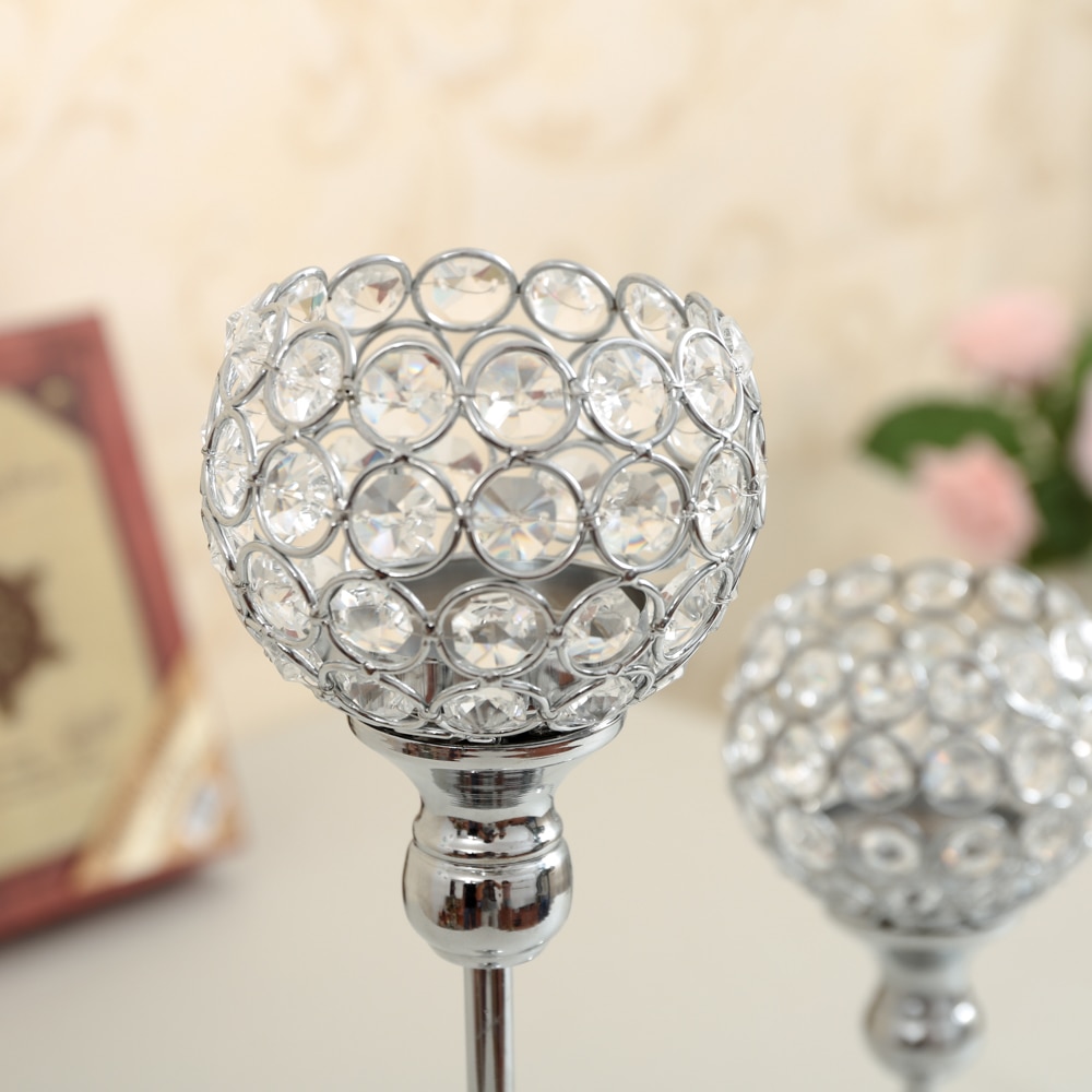 Crystal Candle Holders for Home Decoration