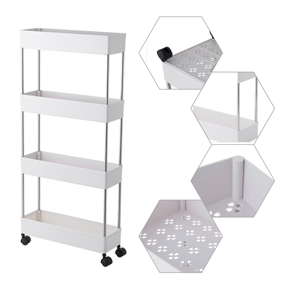 3/4 Layer Wheeled Shelf