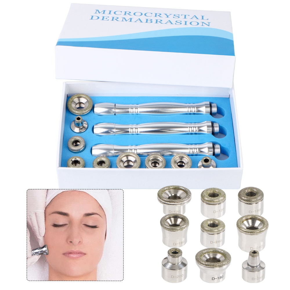 Diamond Microdermabrasion Dermabrasion Tips Set 9 Pcs