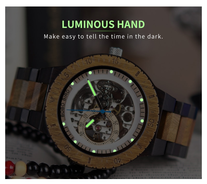 Men Luxury personalize  Wooden Wristwatch