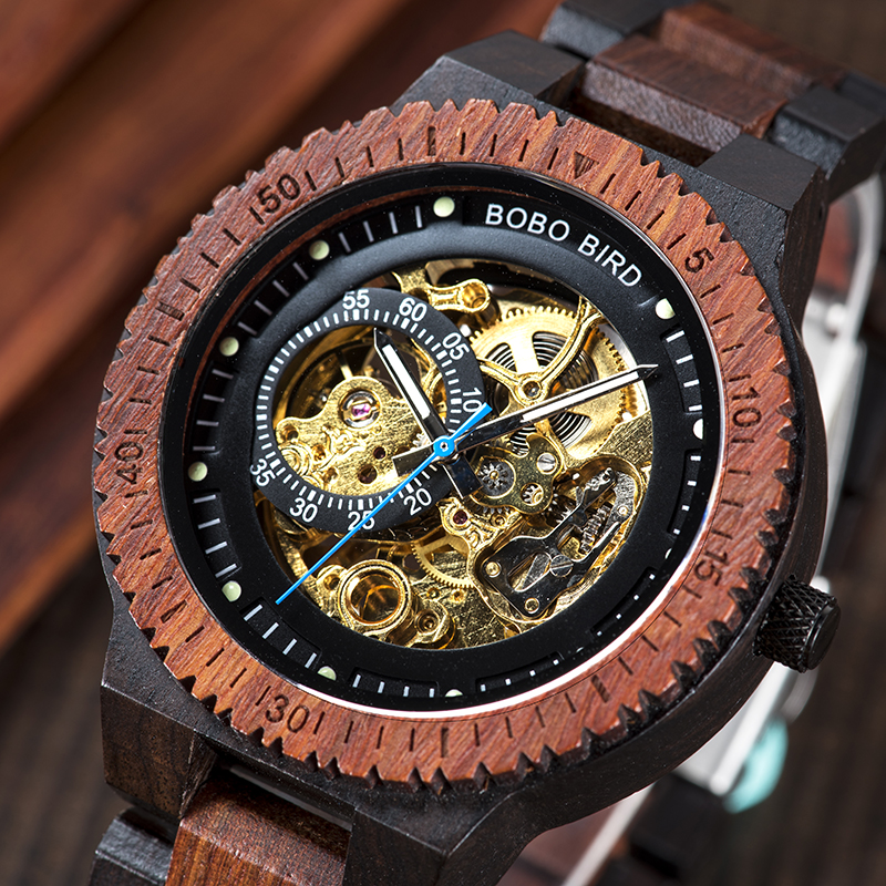 Men Luxury personalize  Wooden Wristwatch