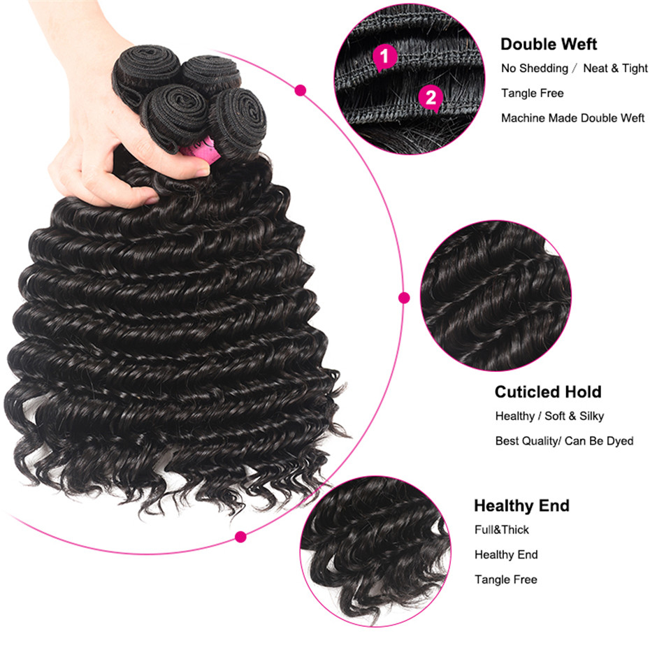 Deep Wave Hair Bundle