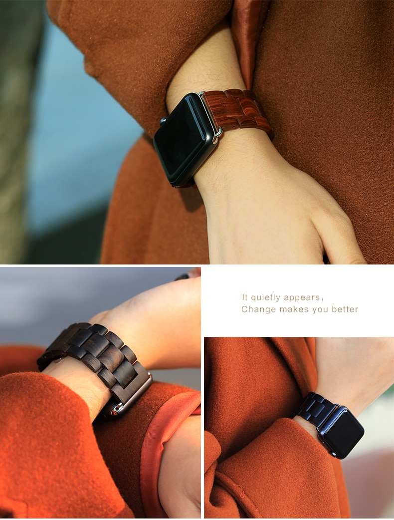 Wooden Strap for Apple Watch