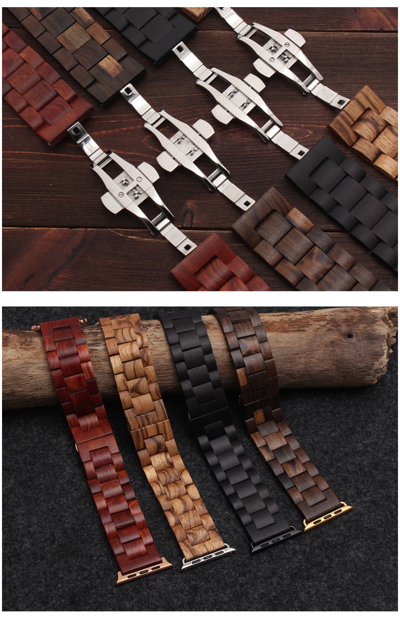 Wooden Strap for Apple Watch