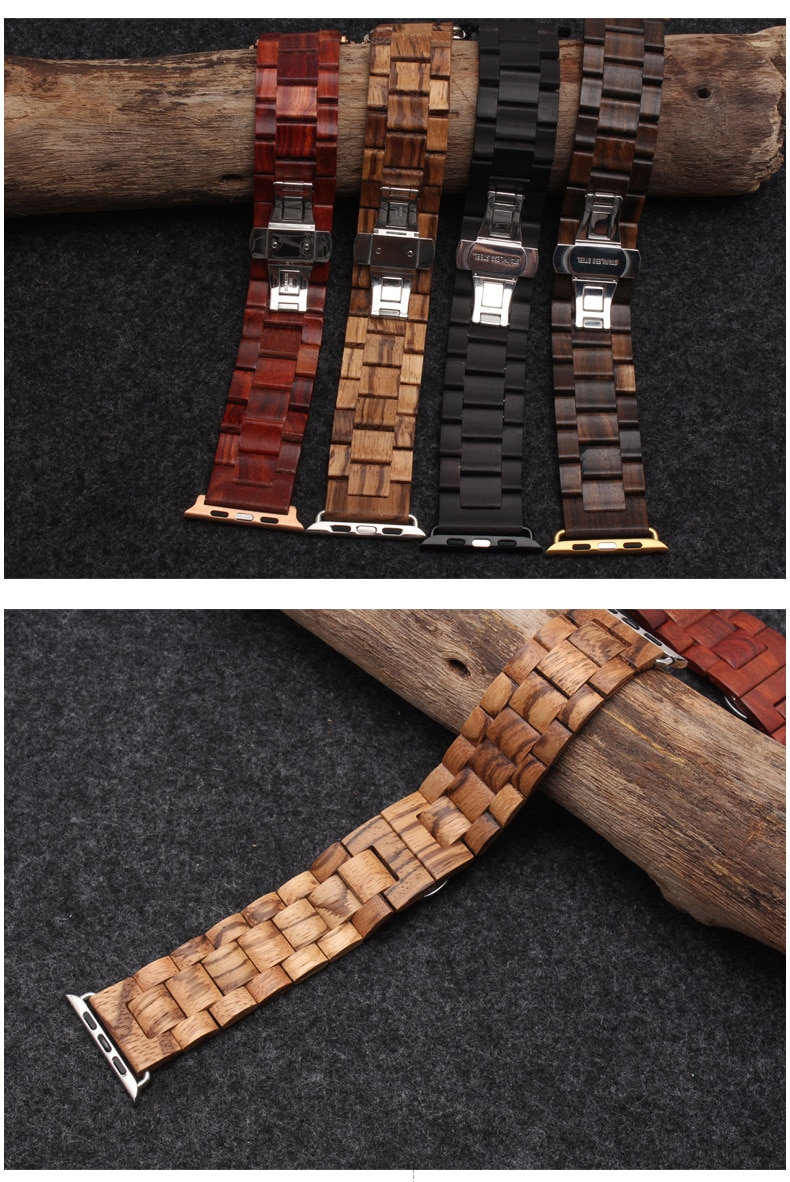 Wooden Strap for Apple Watch