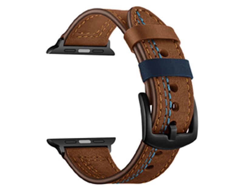 Stitched Leather Band for Apple Watch