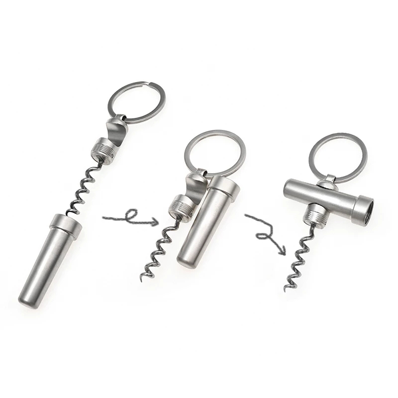 3 in 1 Pocket Wine Opener