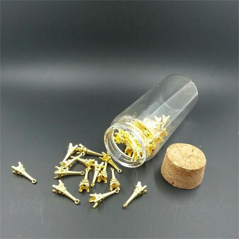 Storage Jar with Cork Lid 48 Pcs Set