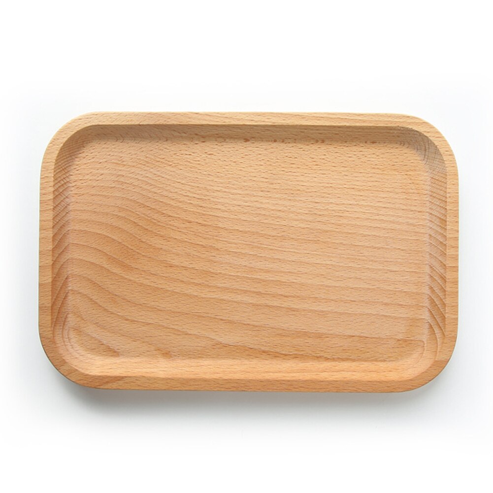 Natural Beech Wood Dinner Tray