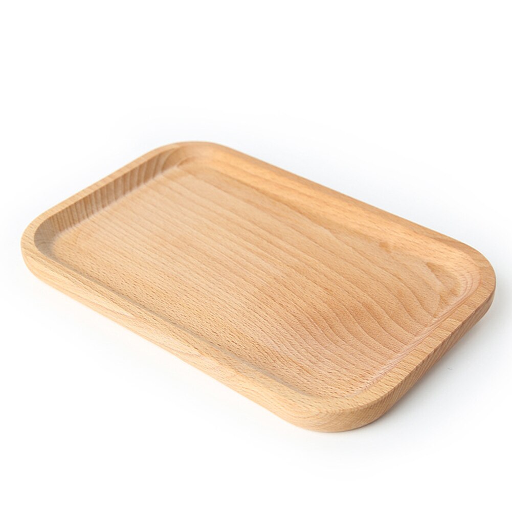 Natural Beech Wood Dinner Tray