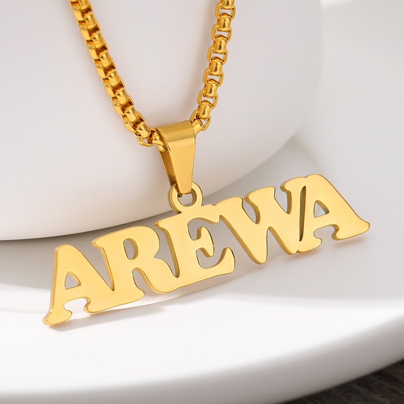 Custom Name Pendant Necklace