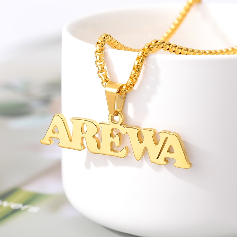 Custom Name Pendant Necklace