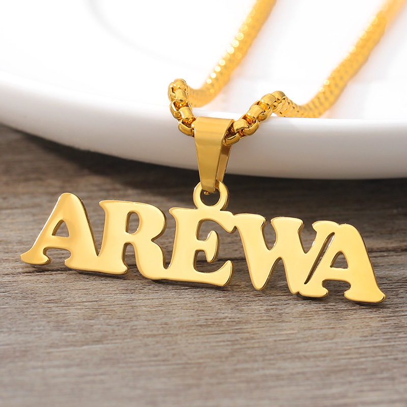 Custom Name Pendant Necklace