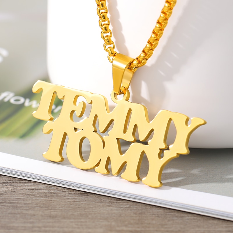 Custom Name Pendant Necklace