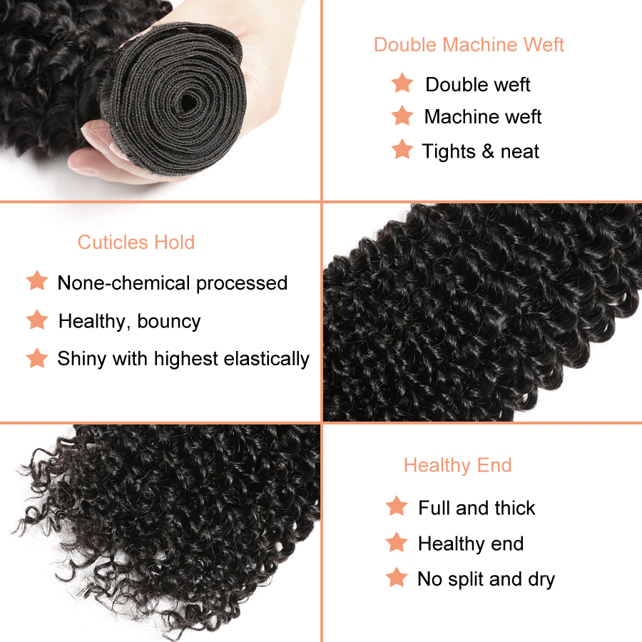 Mongolian Kinky Curly Hair Bundles