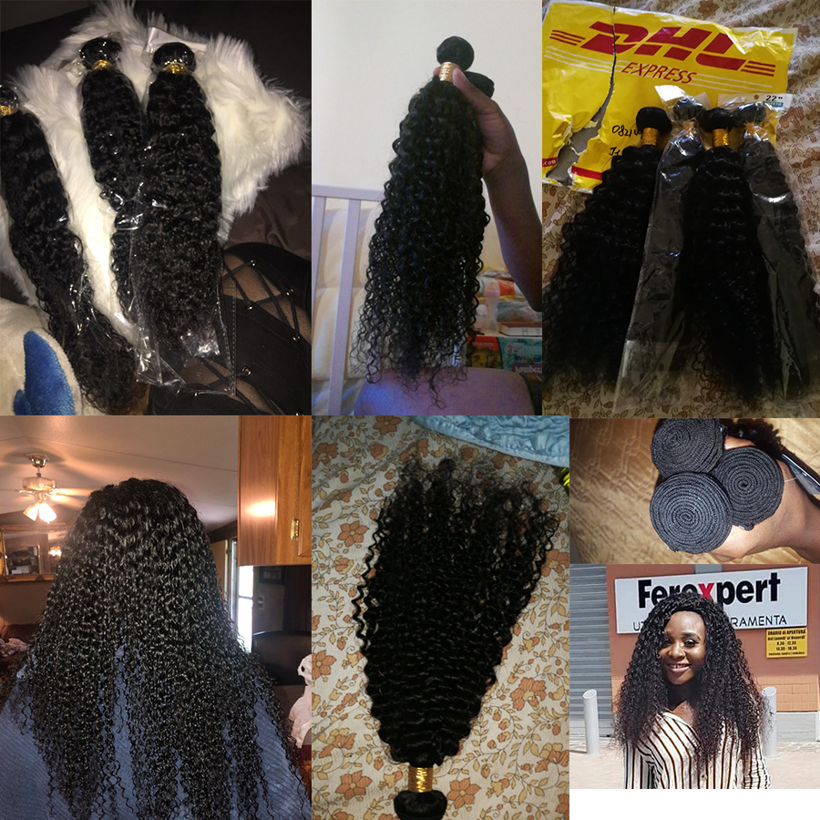 Mongolian Kinky Curly Hair Bundles