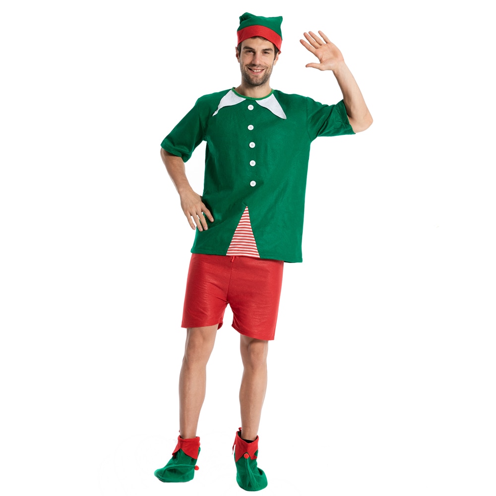 Men's Christmas Elf Costume