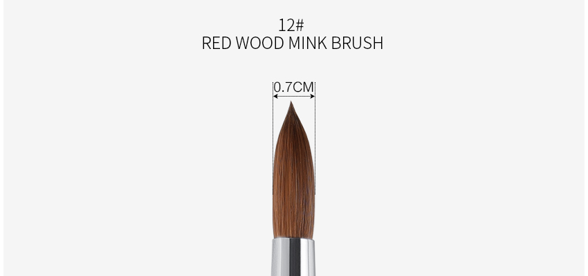 Professional Red Wood Brush