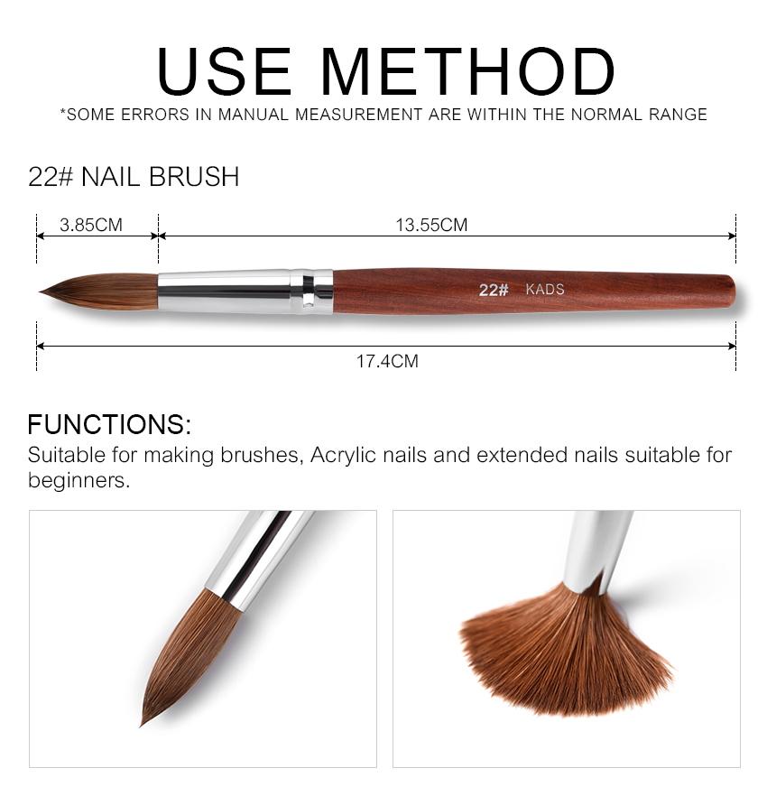 Professional Red Wood Brush