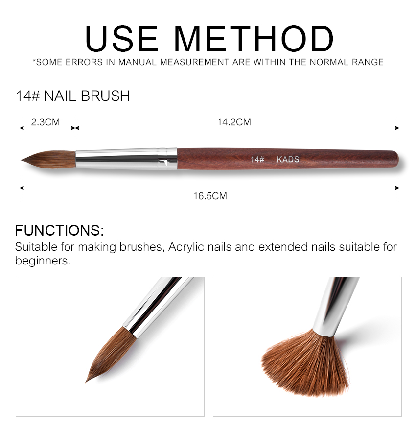 Professional Red Wood Brush