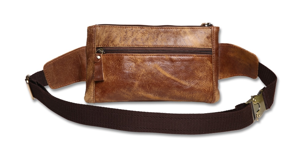 Men's Casual Genuine Leather Waist Bag