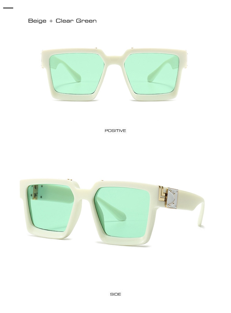 Geometric Design Sunglasses