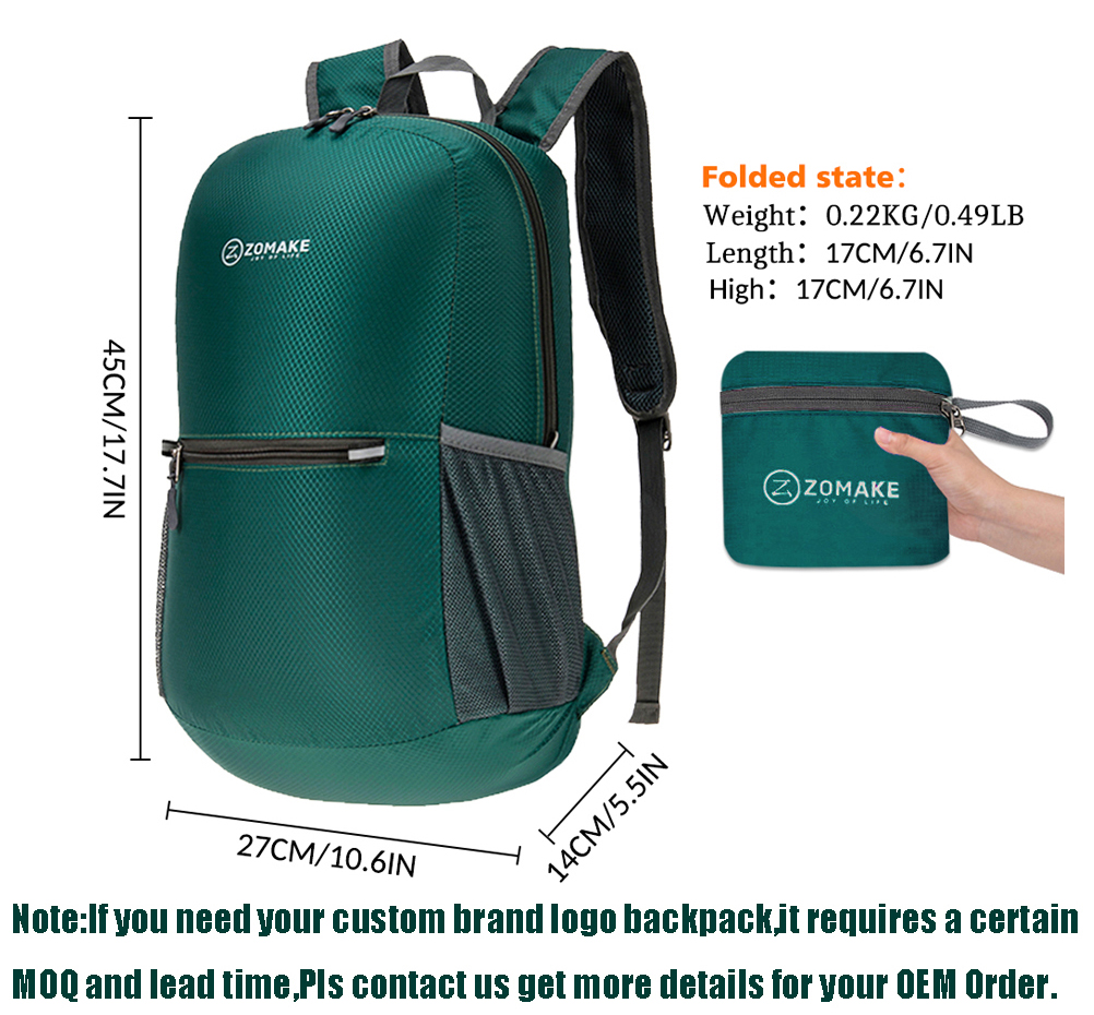 Foldable Lightweight Backpack