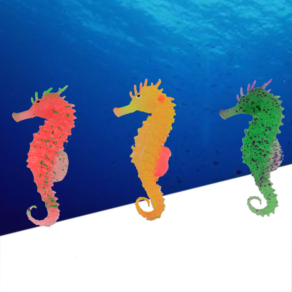 Luminous Sea Horse Aquarium Decor