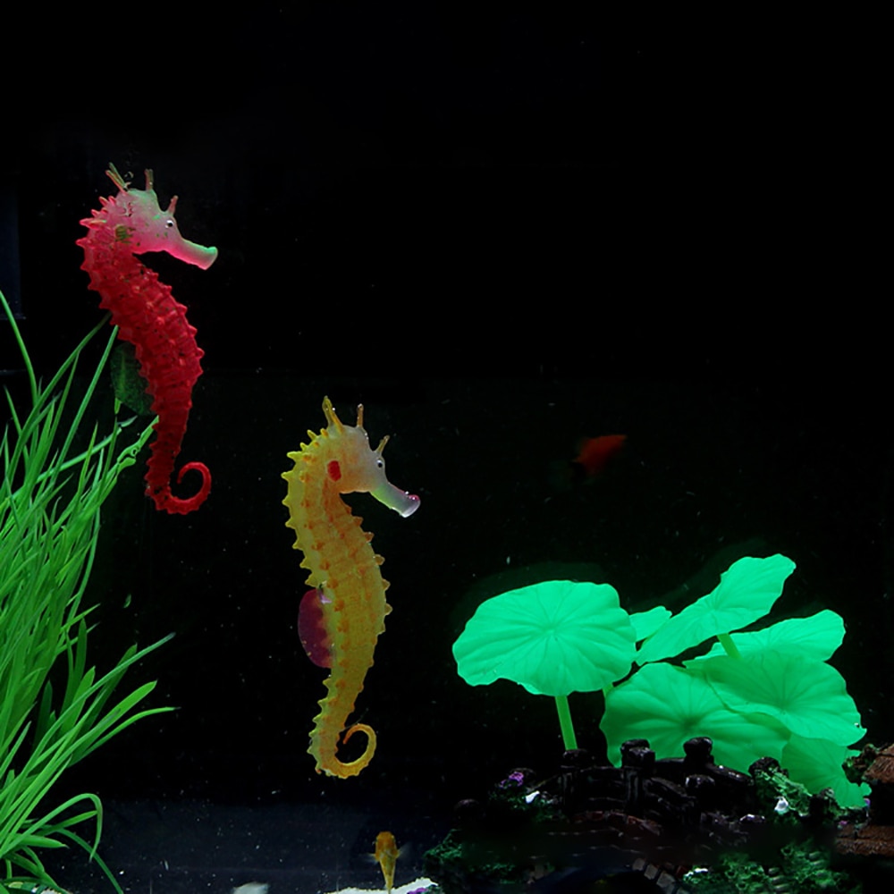 Luminous Sea Horse Aquarium Decor