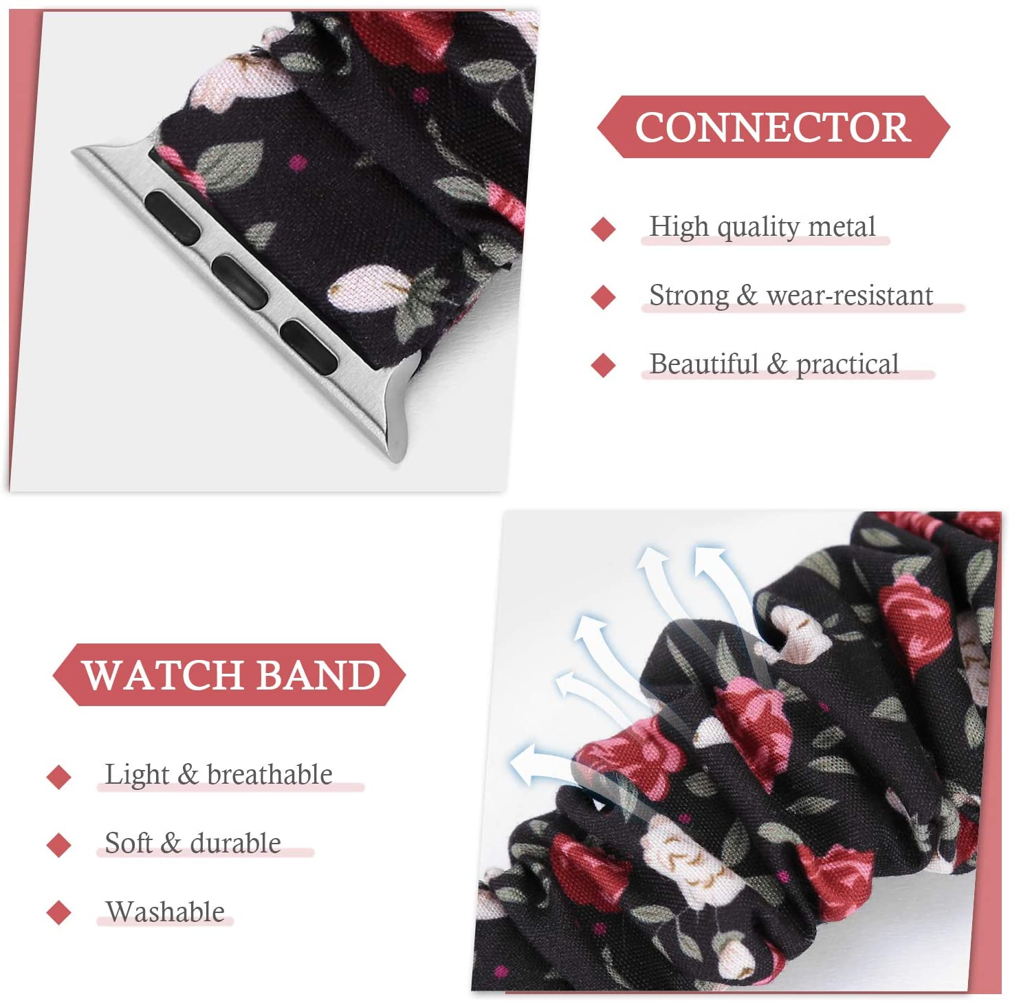 Scrunchie Strap for Apple Watch