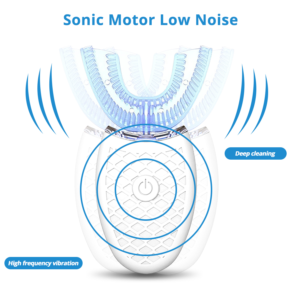 Automatic Sonic Electric U-Shaped Toothbrush