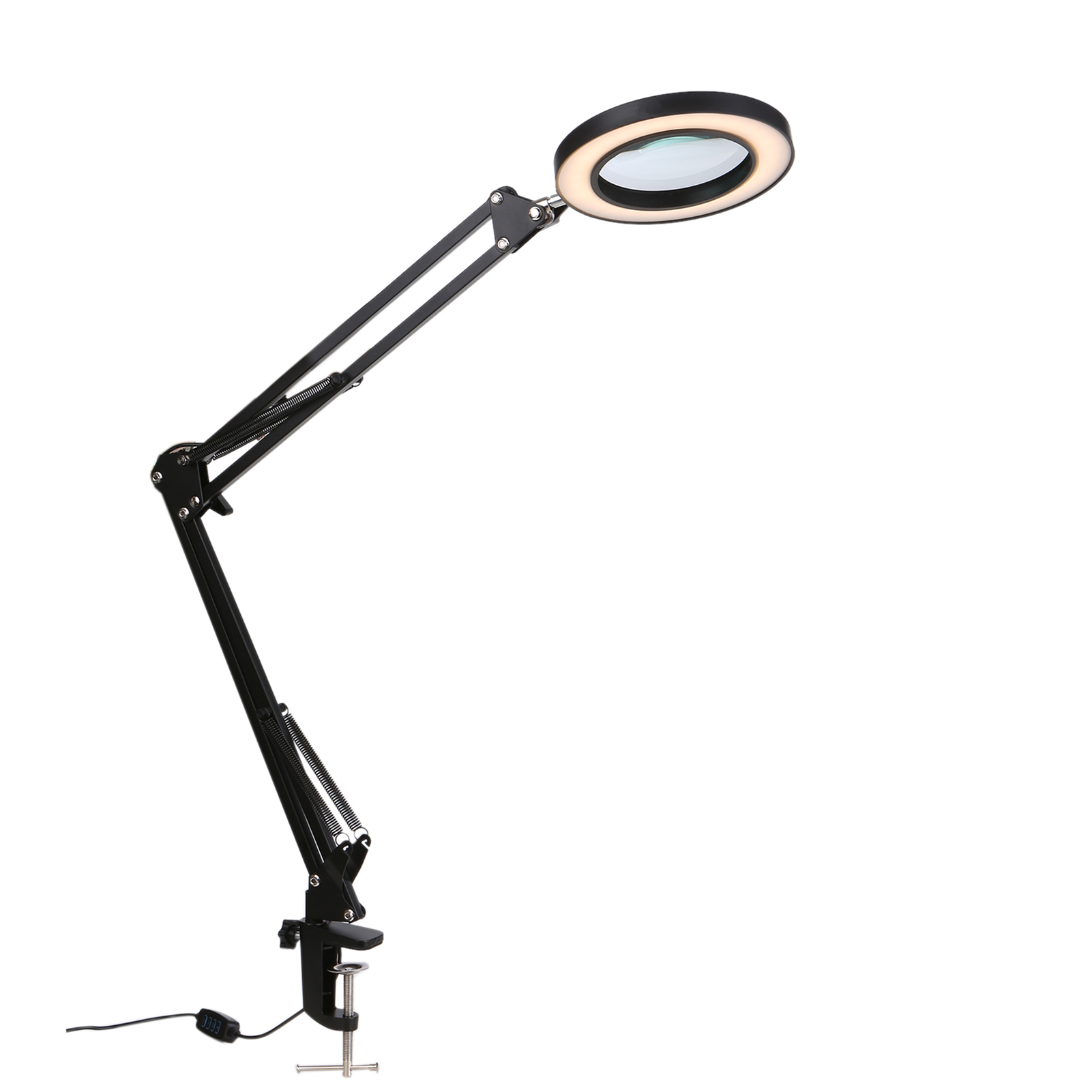 Dimmable Magnifier Lamp with Bracket