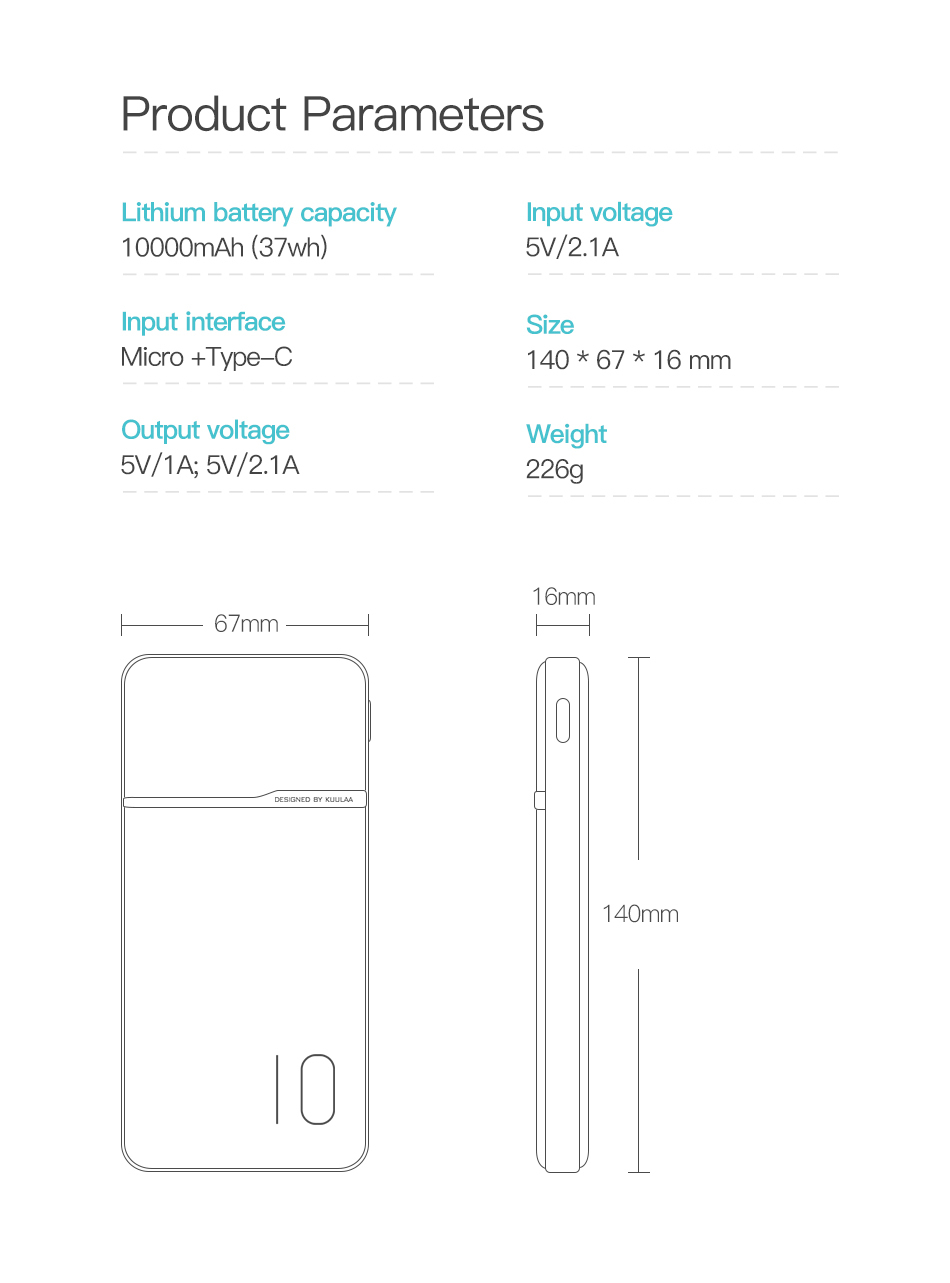 Portable Power Bank with Digital Display