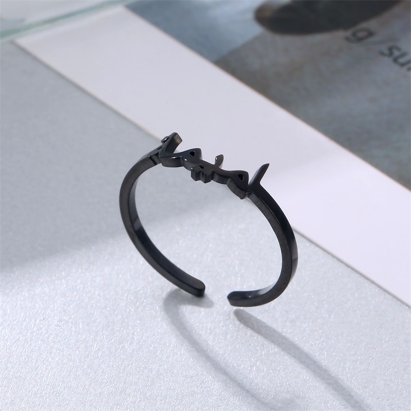 Customized Arabic Adjustable Ring
