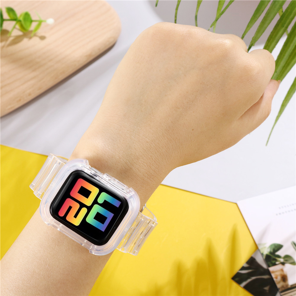 Transparent Rubber Watch Strap