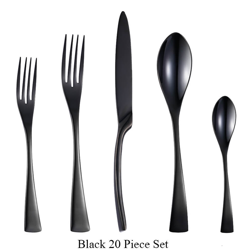 Stainless Steel Cutlery Set, 24 Pcs - Aalamey