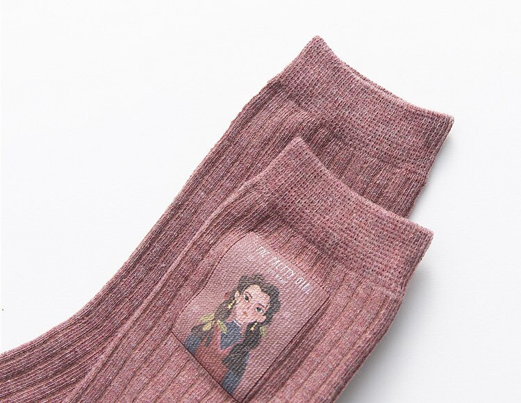 Unisex Girl Printed Socks