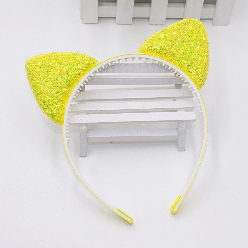 Cat Ears Shaped Glittery Hair Band