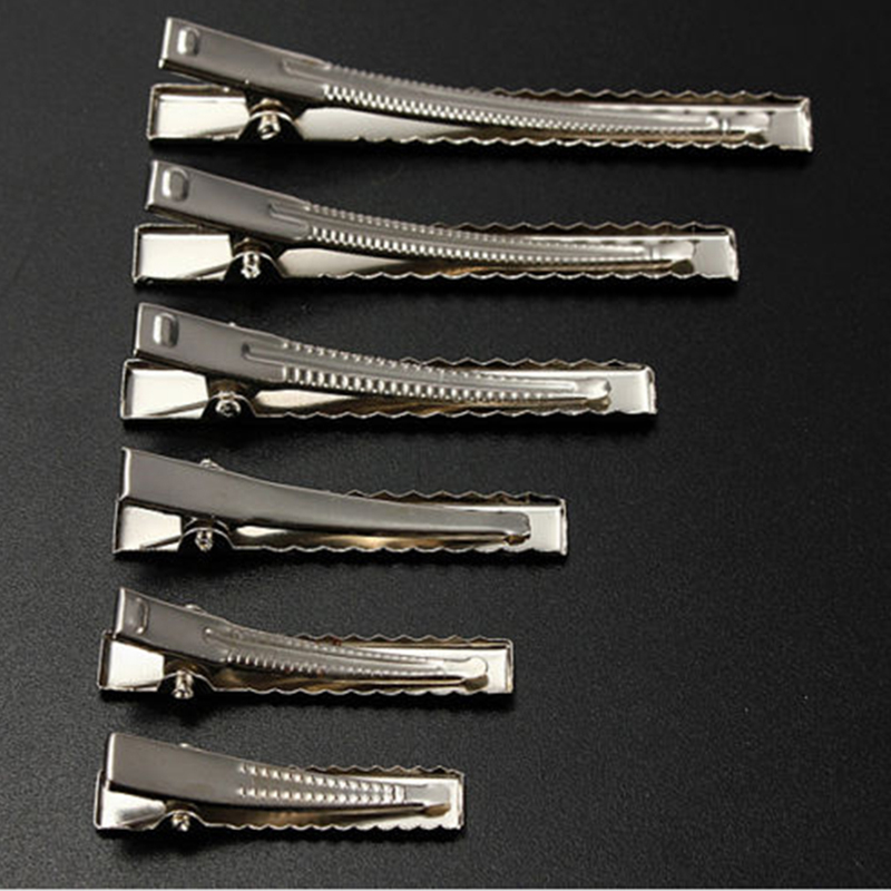 Set of 50 Metal Alligator Hair Clips