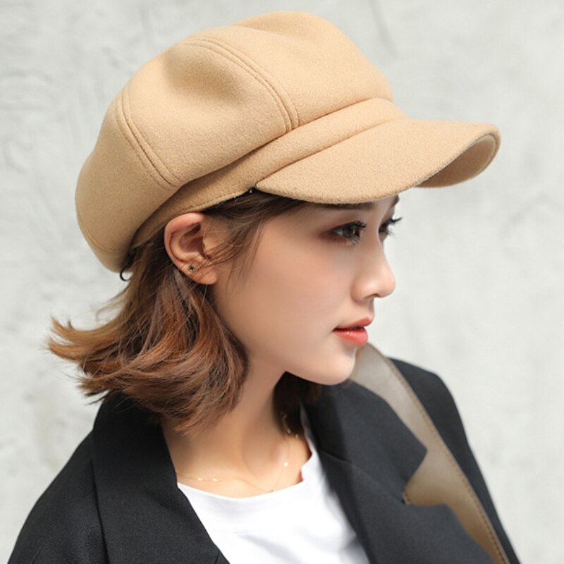 Women's Winter Newsboy Cap