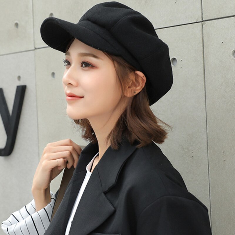 Women's Winter Newsboy Cap