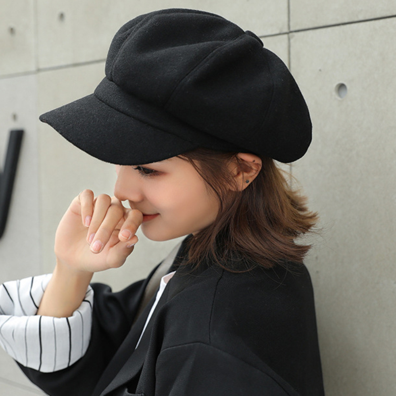 Women's Winter Newsboy Cap