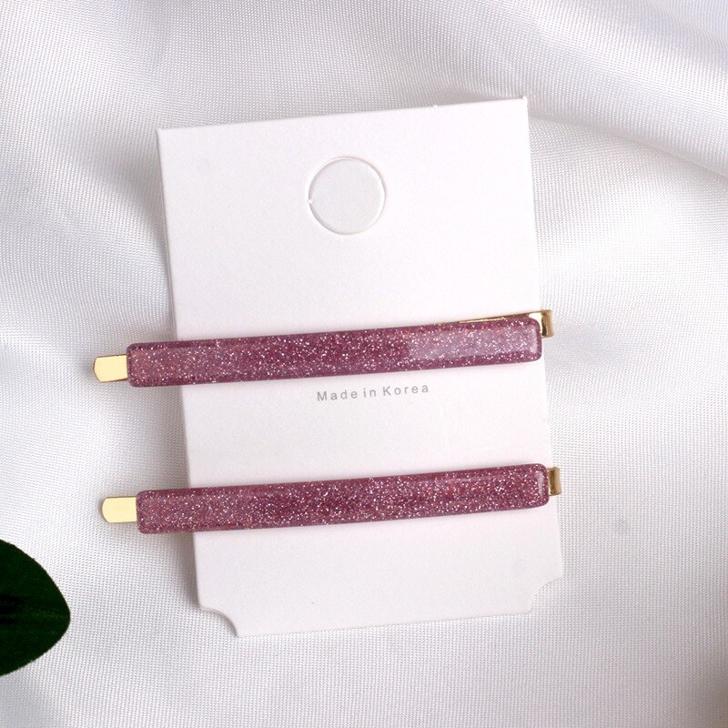 Women's Acetate Hair Clips 2 pcs Set