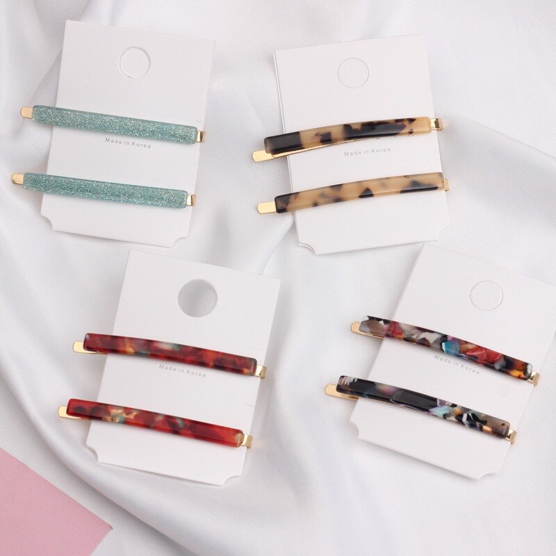 Women's Acetate Hair Clips 2 pcs Set