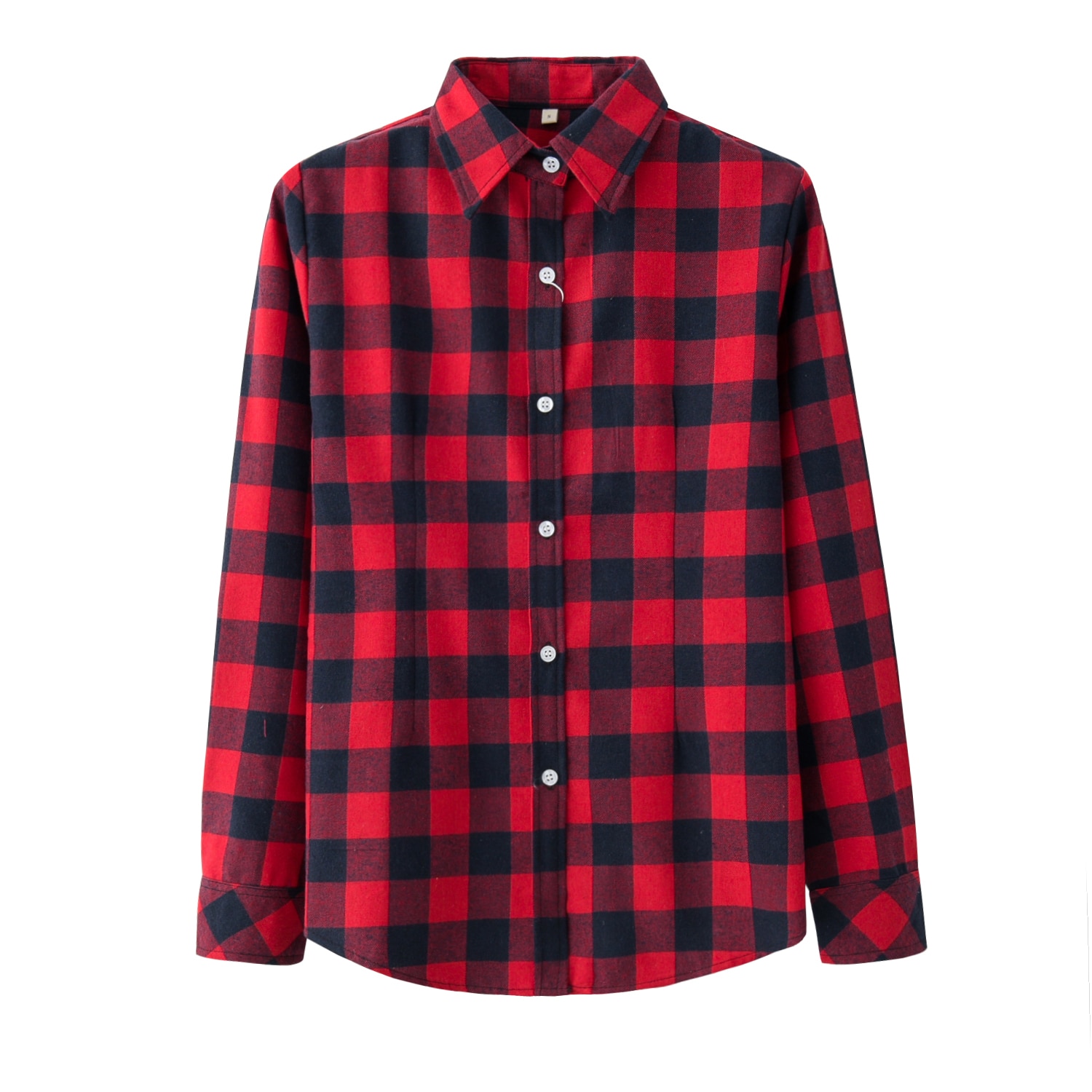 Women's Plaided Print Shirt