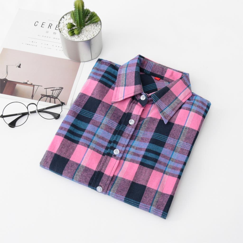 Women's Plaided Print Shirt